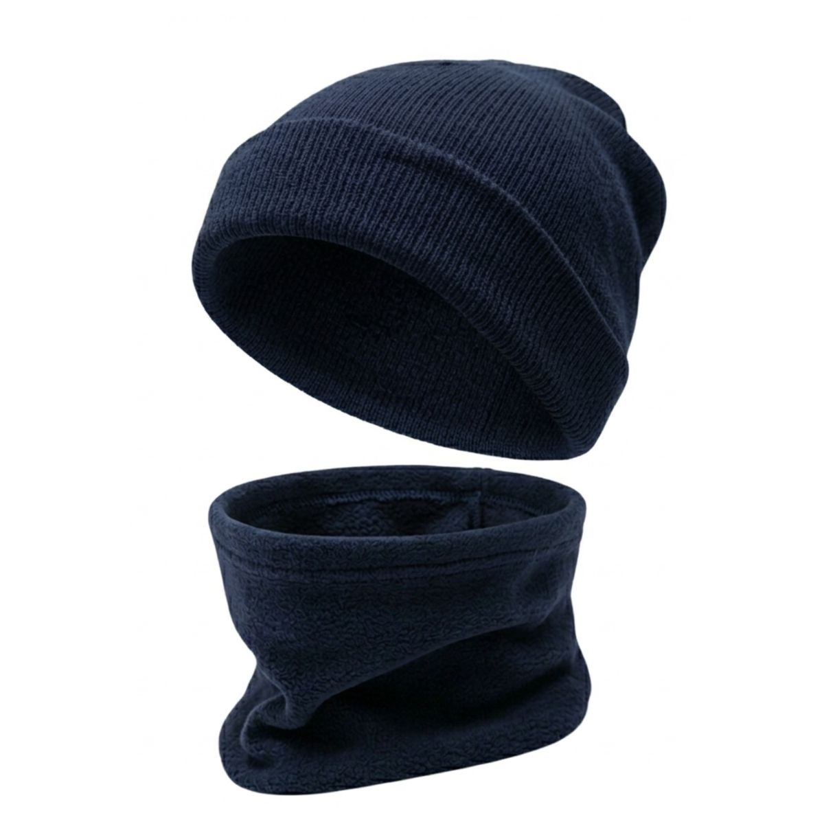 EKOL TACTICA MILITAR - Conjunto Térmico Invierno Gorro Polar Unisex + Cuello
