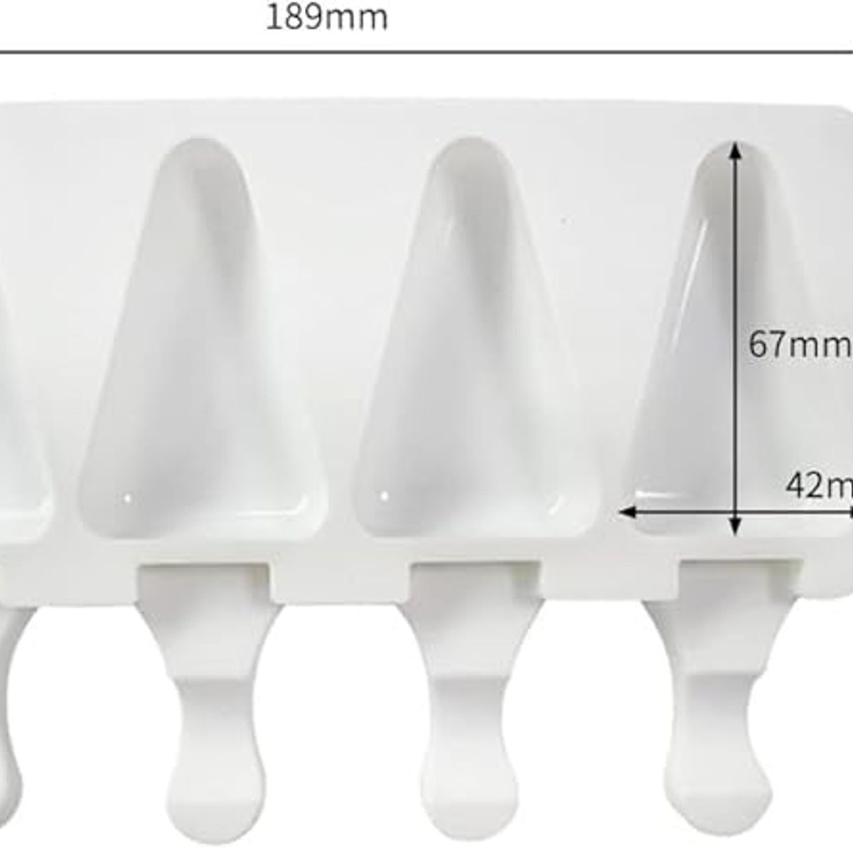 GENERICO - MOLDE DE SILICONA PALETAS DE CONOS