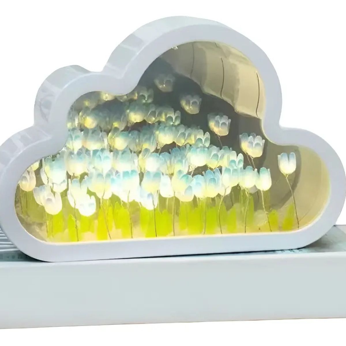 GENERICO - Tulipán Nube Lamparita Luces Decoración Hogar