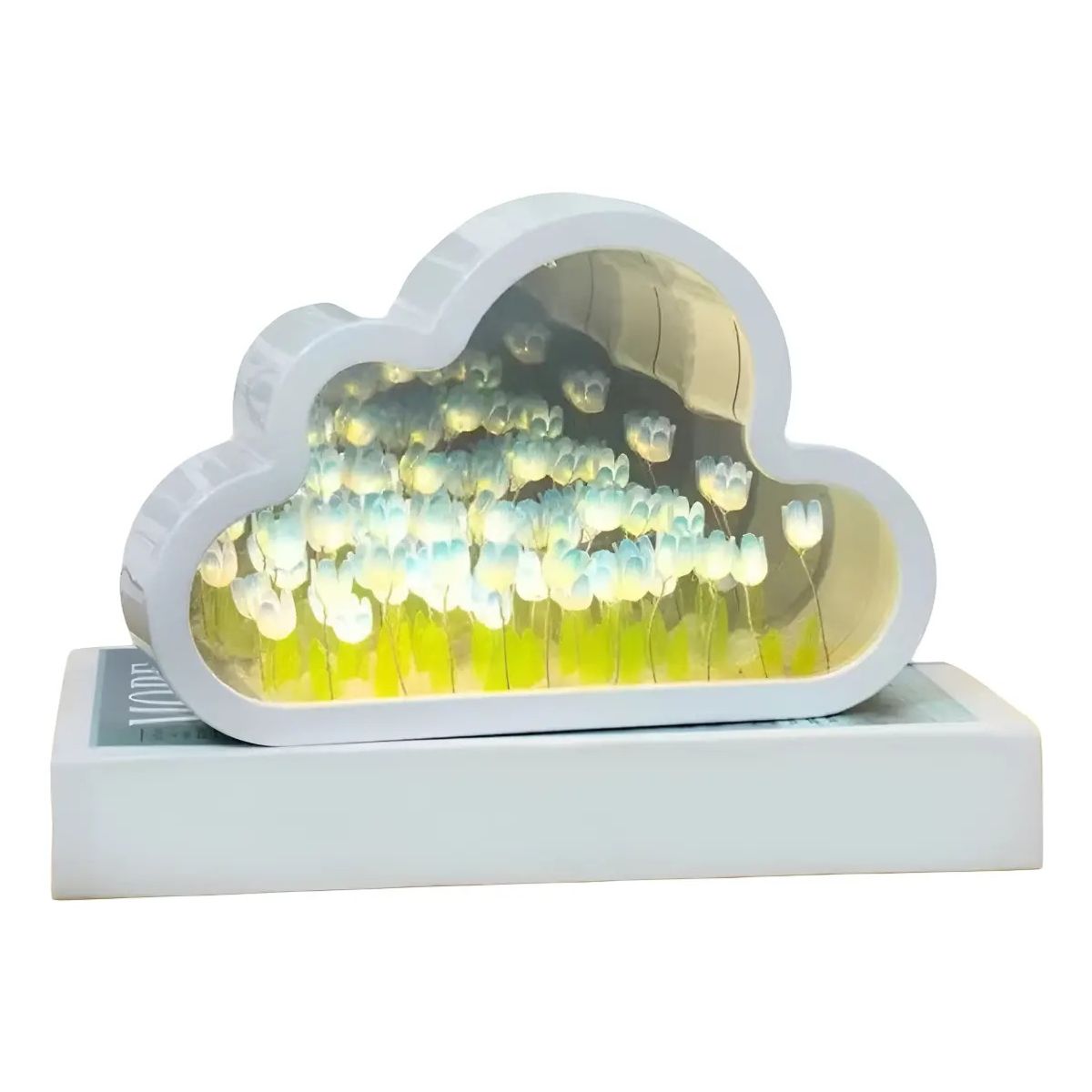 GENERICO - Tulipán Nube Lamparita Luces Decoración Hogar