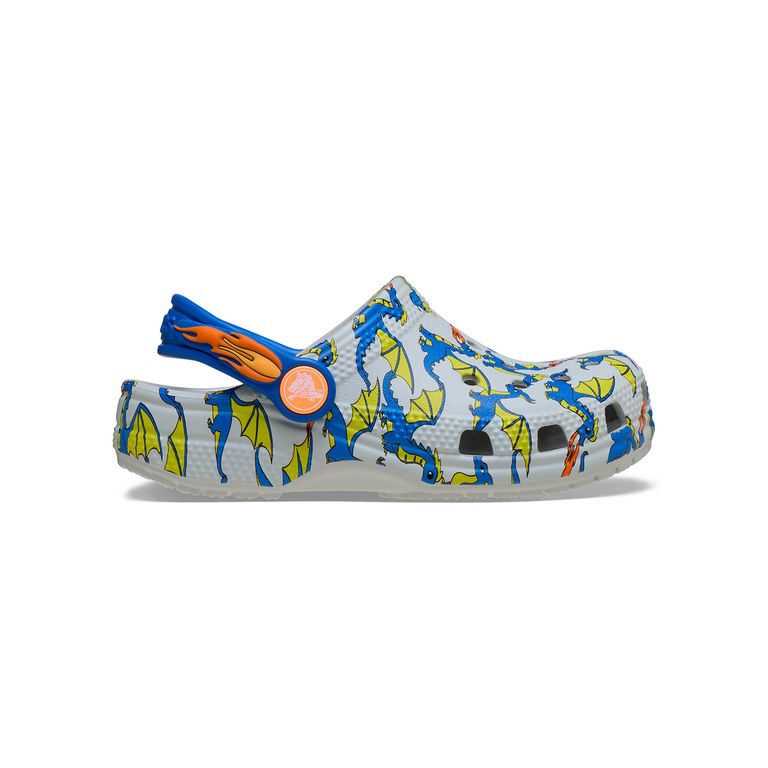 Zueco Niños Pequeños Classic Dragon T Blanco