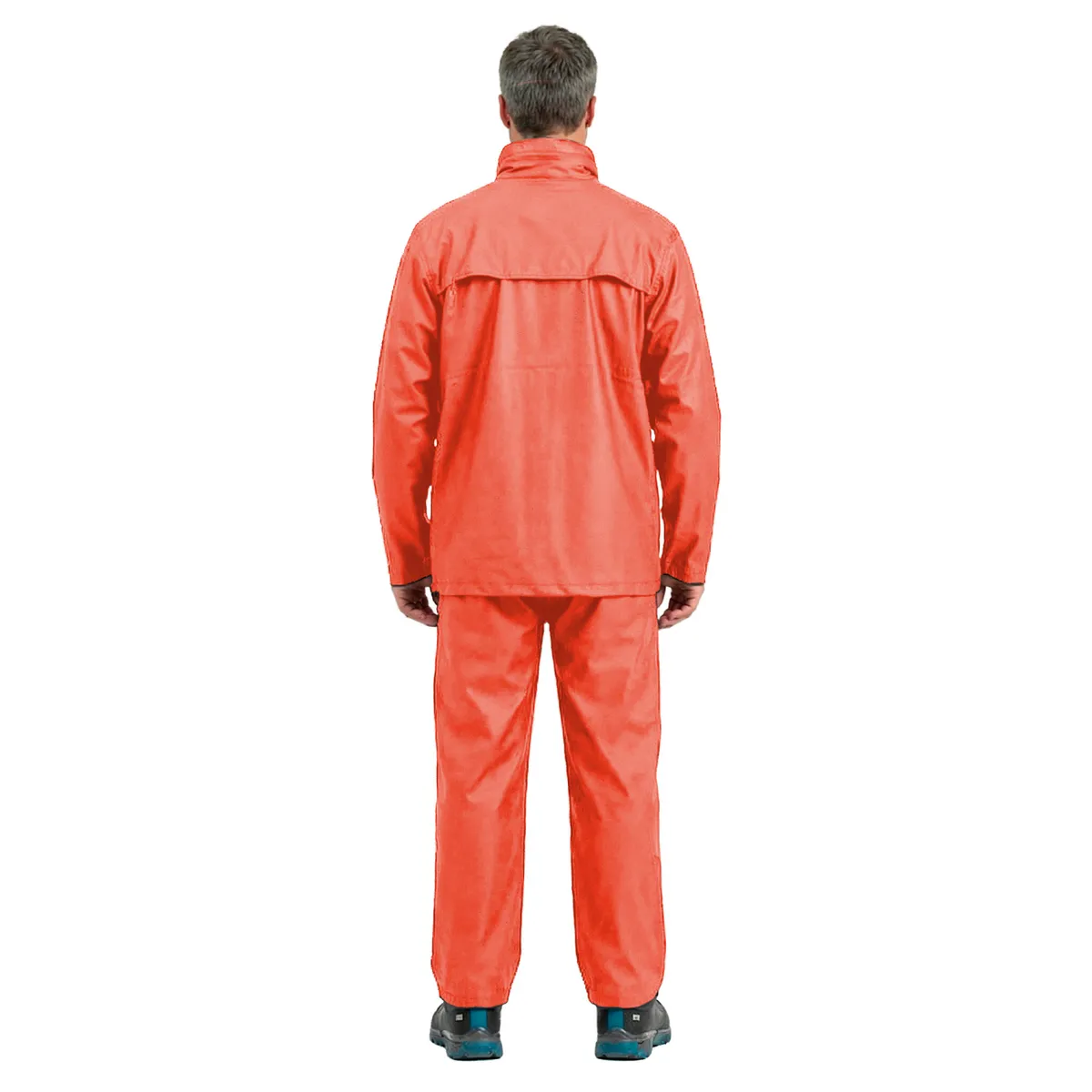 ALASKA - Traje Impermeable Alaska PU/PVC Naranjo