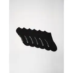 TOMMY HILFIGER - Pack De 6 Pares De Calcetines Invisibles Negro