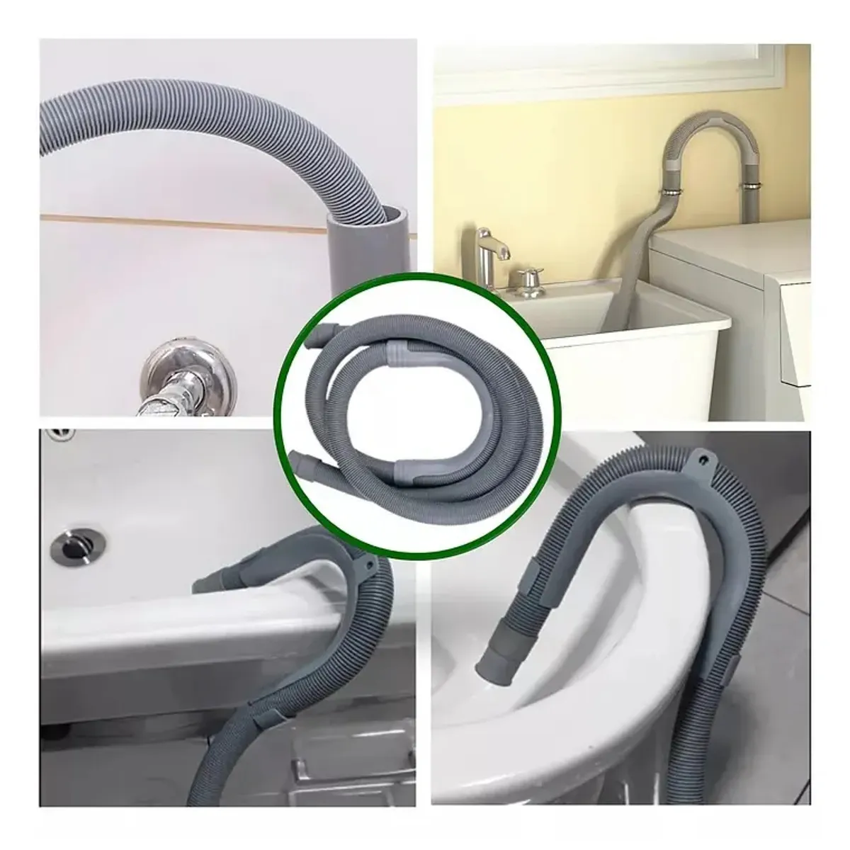 GENERICO - Manguera para Lavadora de desagüe descarga 3 Mts Universal