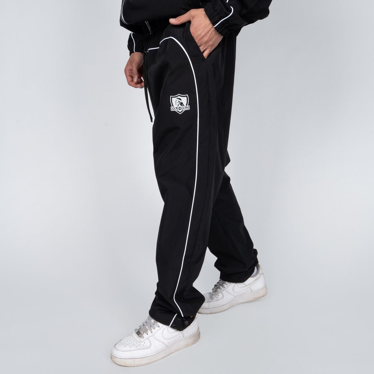 COLO COLO - Pantalón Colo-Colo Urbano Negro y Blanco i26