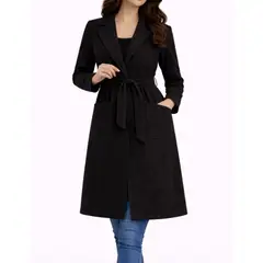 AGW - Abrigo paño con cinturon y chiporro