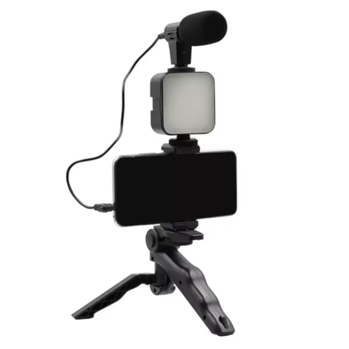 IRM - Kit De Grabacion Estabilizador Luz Led Y Micrófono Youtube