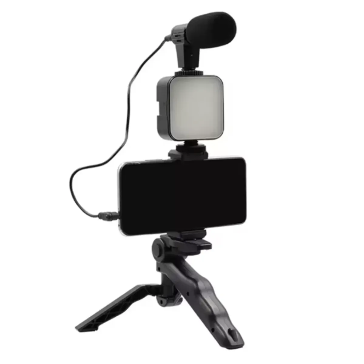 IRM - Kit De Grabacion Estabilizador Luz Led Y Micrófono Youtube