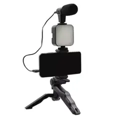 IRM - Kit De Grabacion Estabilizador Luz Led Y Micrófono Youtube