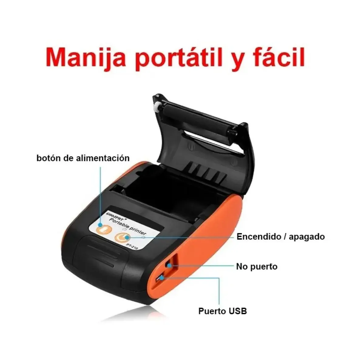 GENERICO - Impresora fiscal monocromática Genérica PT210 BELUG