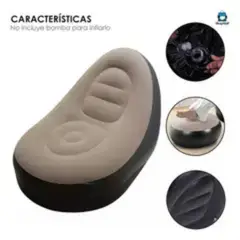 MOVI - Sofá Sillón Inflable, Posa Pies