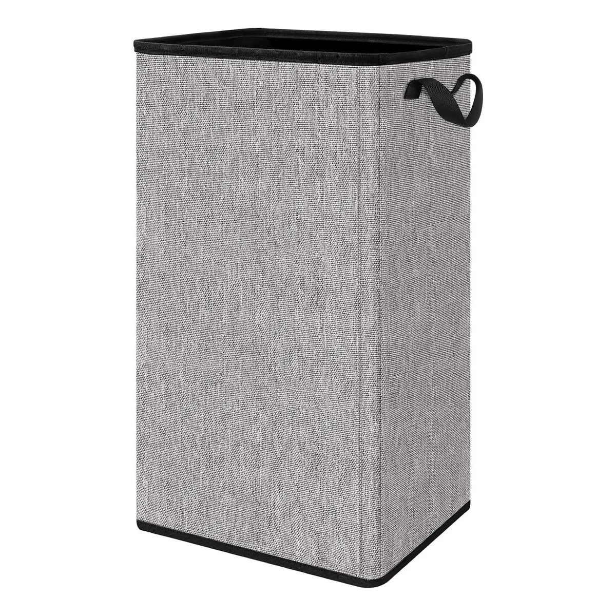 GENERICO - Cesto de Ropa Plegable 80L Grande Rectangular y con Asas Resistentes Ideal para Baño y Dormitorio color gris BELUG