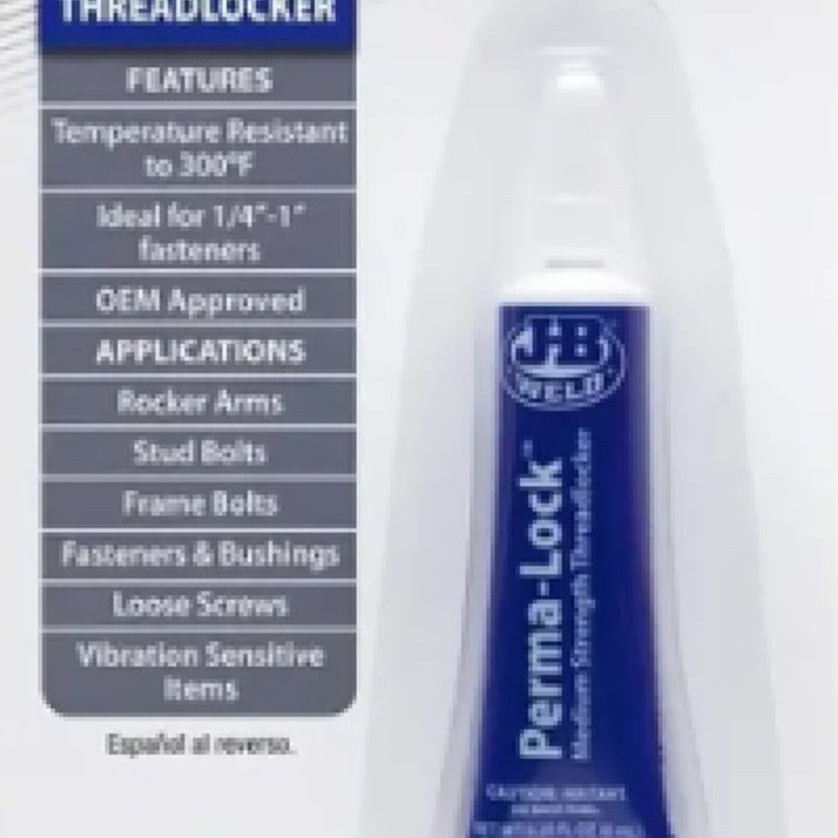 GENERICO - Fijador contra fugas de Roscas 6ml (Color Azul) J-B Weld 24206