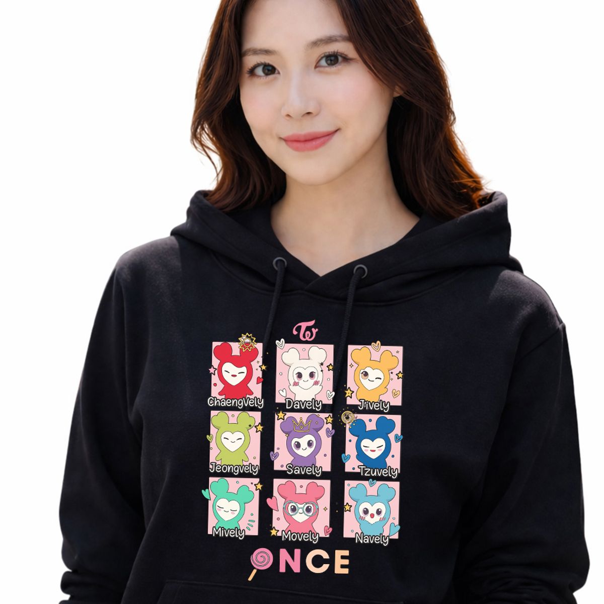 MARITEX - Poleron Diseño Kpop Twice Lovelys Cute Musica
