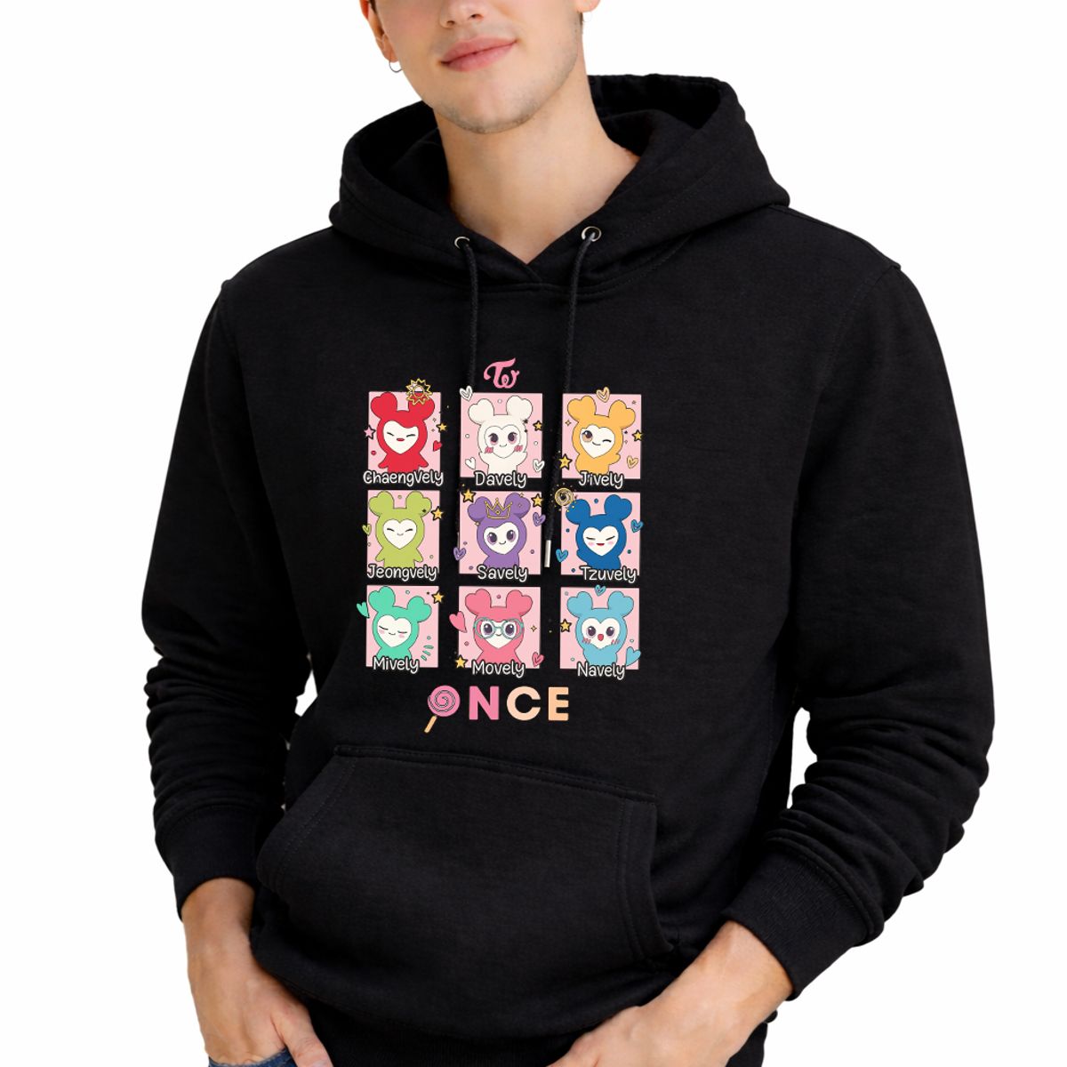 MARITEX - Poleron Diseño Kpop Twice Lovelys Cute Musica