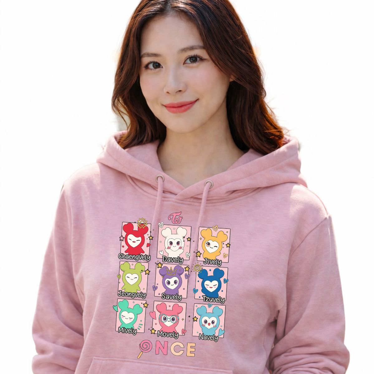 MARITEX - Poleron Diseño Kpop Twice Lovelys Cute Musica