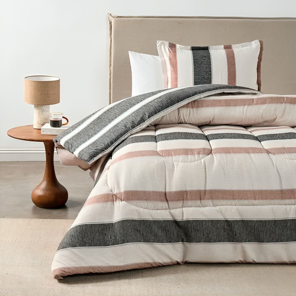 CANNON - Plumón Estampado 1.5 Plazas  Drift  Cannon