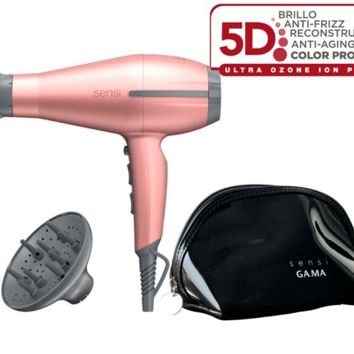 GAMA - SECADOR TEMPO SENSI 5D ROSE