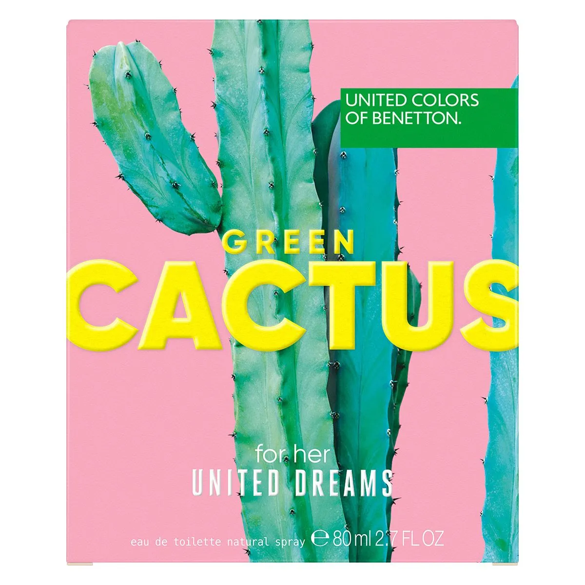 BENETTON - GREEN CACTUS FOR HER EDT 80 ML