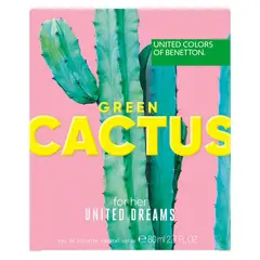 BENETTON - GREEN CACTUS FOR HER EDT 80 ML