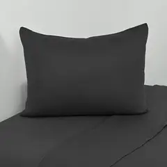 AMERICAN FAMILY - Sábana De Polar Lisa 2 Plaza Grafito