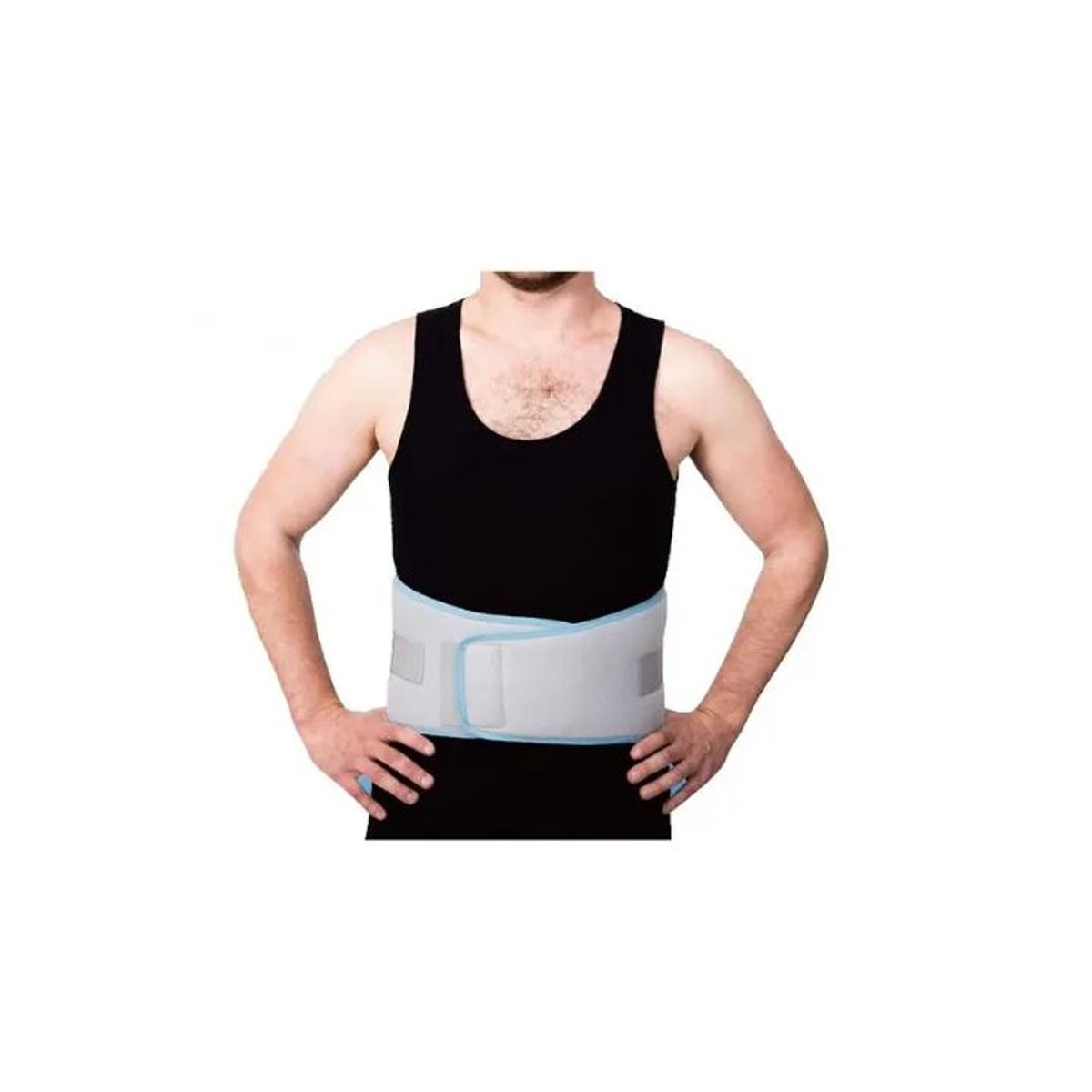 GENERICO - Faja de Soporte Lumbar con Varillas - Corrector de Postura y Estabilizador de Espalda - Talle Único
