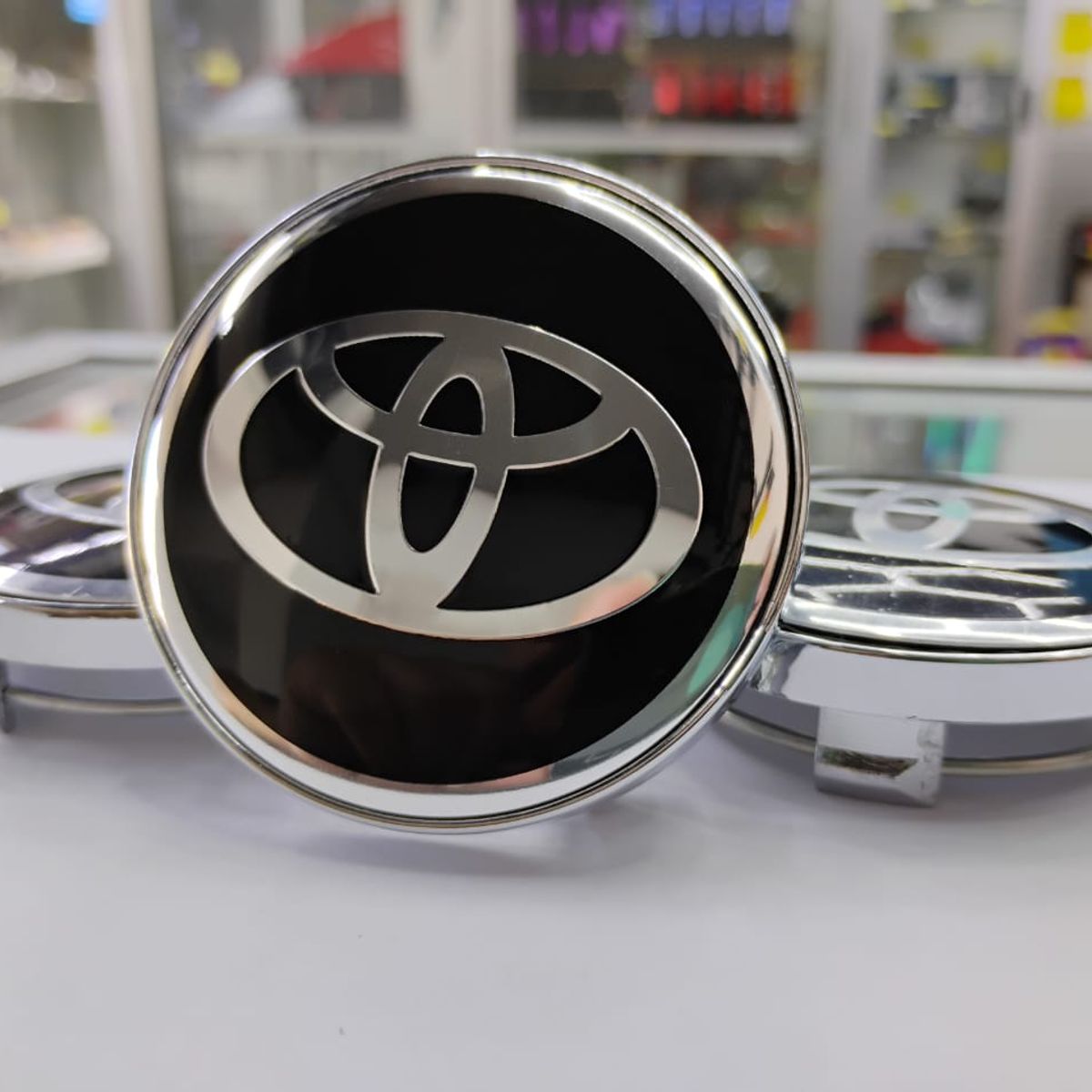 GENERICO - Tapa centro Llantas de autos 60mm universal TOYOTA
