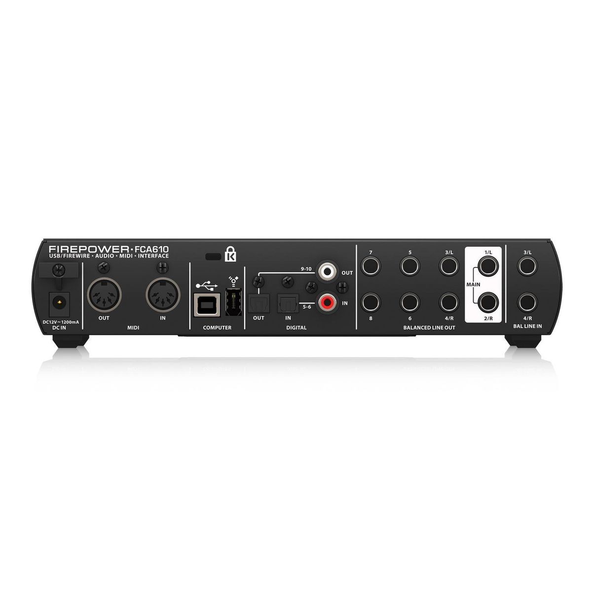 BEHRINGER - Behringer FCA610 Interfaz de Audio