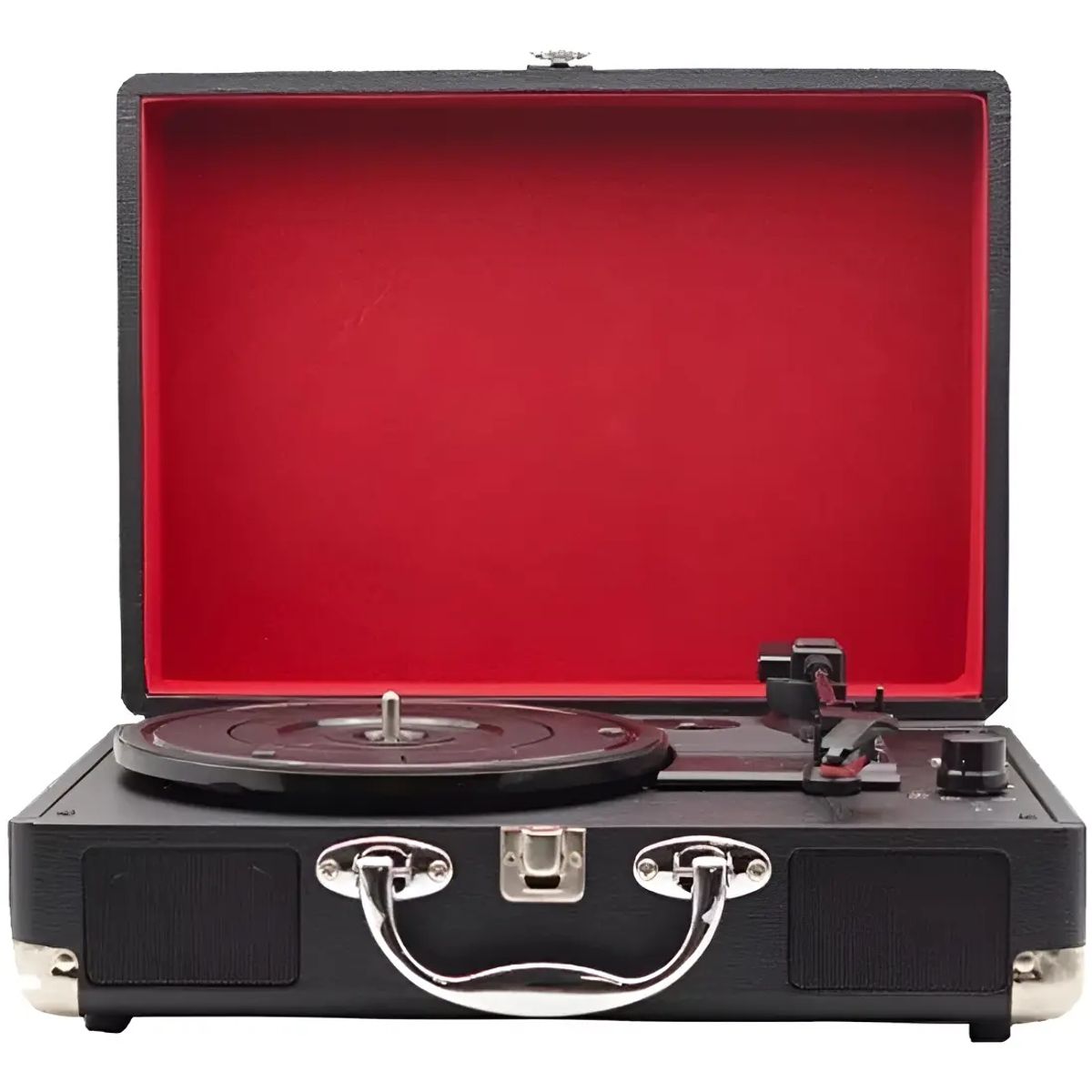 GENERICO - Tocadiscos Maleta Bluetooth Con Altavoces 3 Velocidades