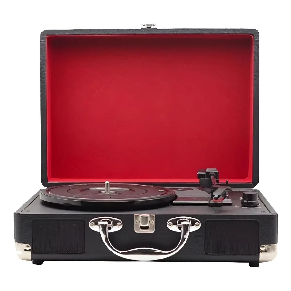 GENERICO - Tocadiscos Maleta Bluetooth Con Altavoces 3 Velocidades