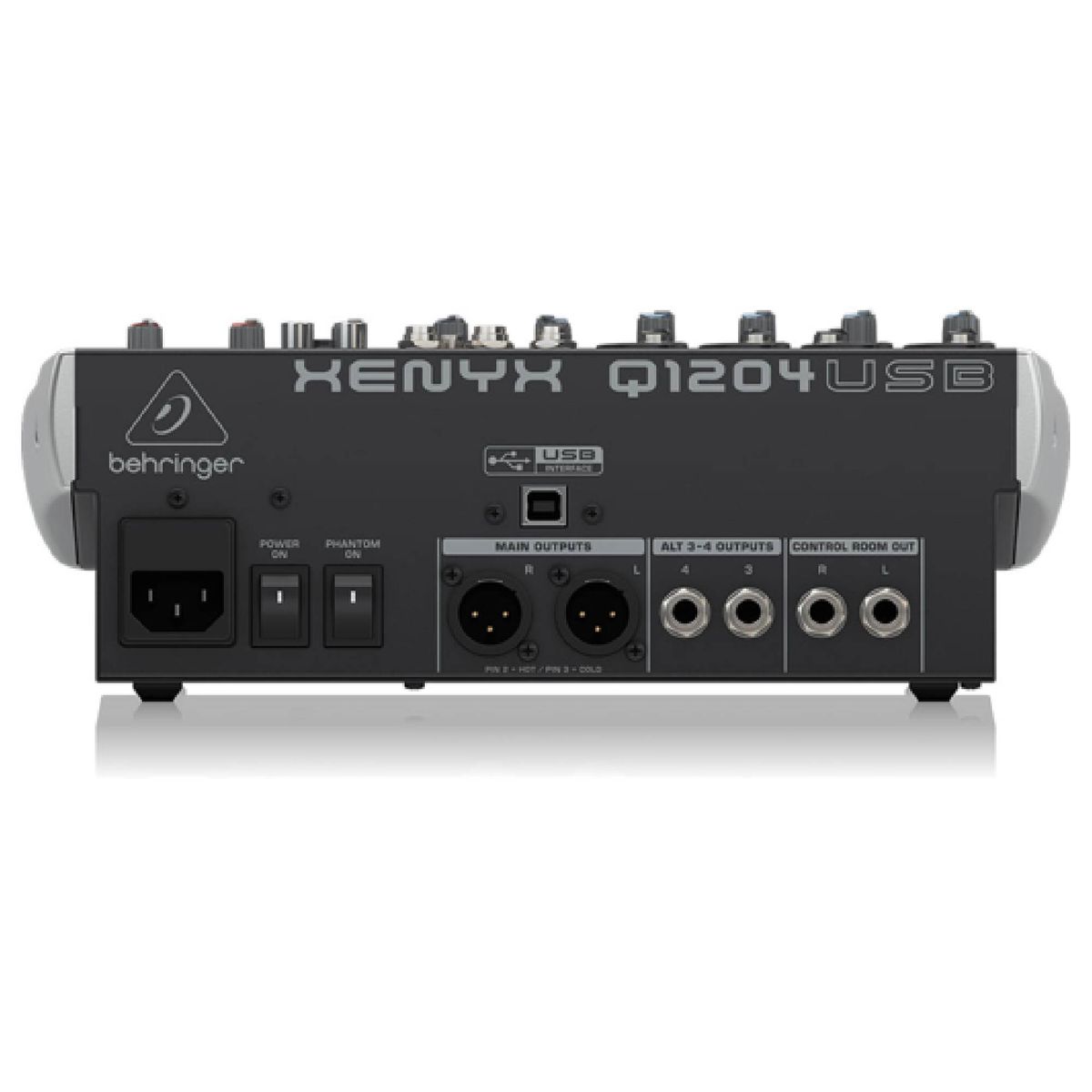 BEHRINGER - Mezclador Behringer Modelo Q1204USB