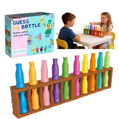 GENERICO - Juego de Mesa ADIVINA LA BOTELLA Memoria y Lógica para Niños