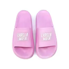 LABELLAMAFIA - Sandalias Slide Rosadas