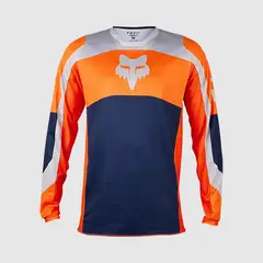 FOX - Polera Moto 180 Nitro Naranjo Fluor