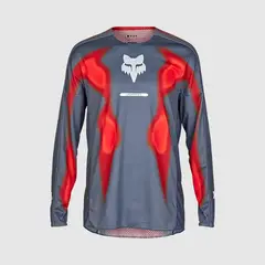 FOX - Polera Moto 360 Volatile Gris/Rojo