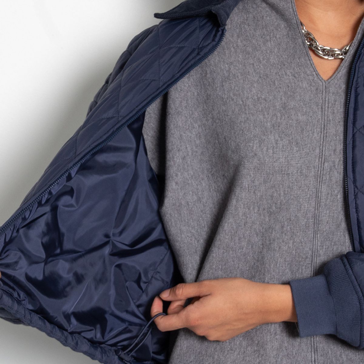 WADOS - CHAQUETA MANGA LARGA CON BOLSILLO Y CIERRE DELANTERO