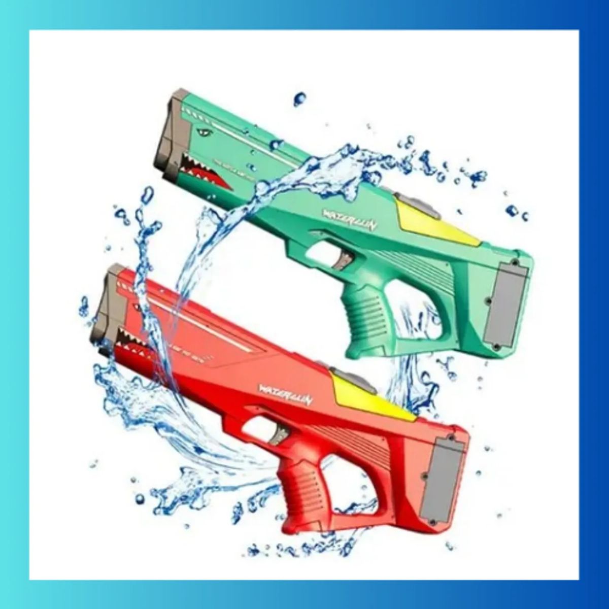 MOVI - PISTOLA DE AGUA TIBURÓN WATER BLITZ DISEÑO ERGONOMICO