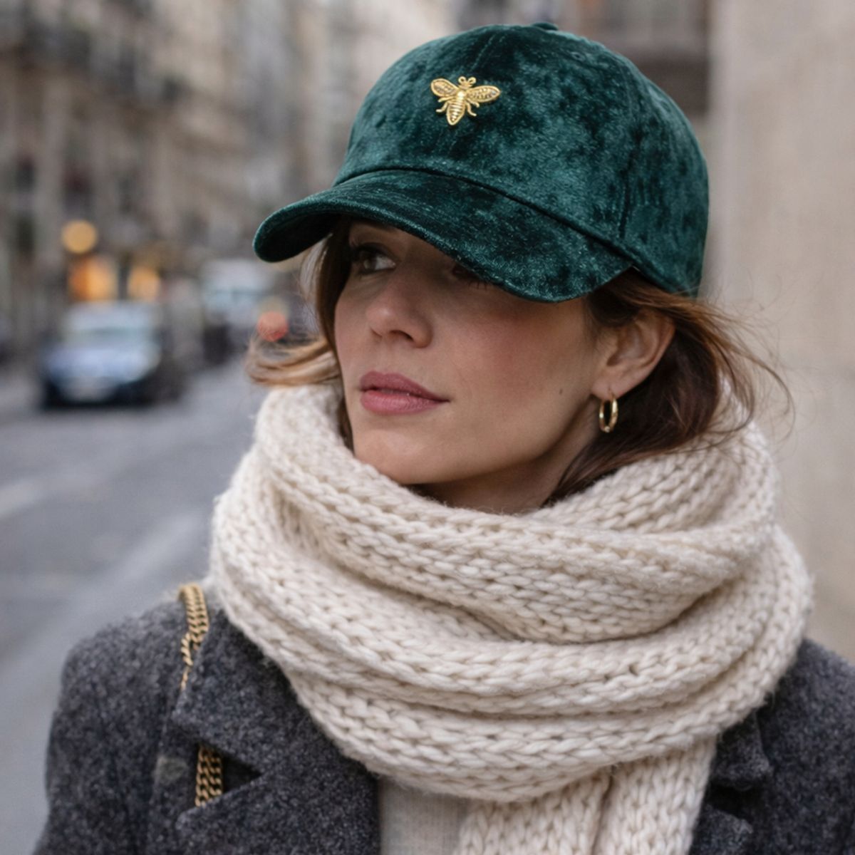 VC ACCESORIOS - Gorra Alicia efecto terciopelo