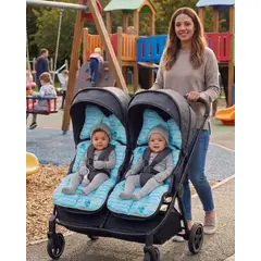 GENERICO - Pack 2 Cojín Universal Acolchado para Coche y Silla de Auto