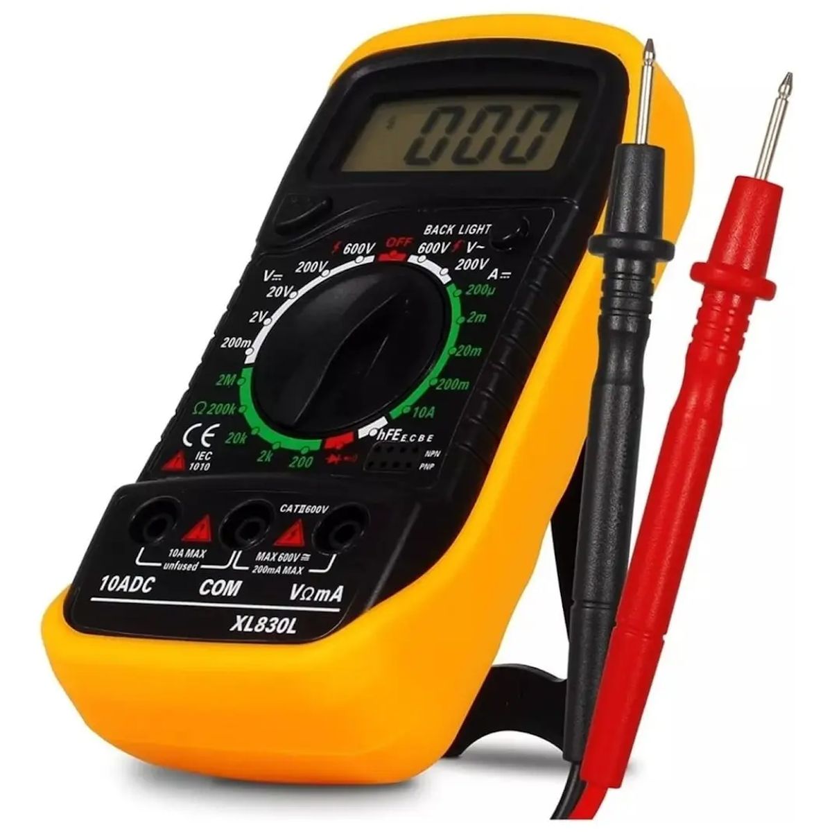 GENERICO - Tester Multimetro Profesional Medidor Digital Lcd