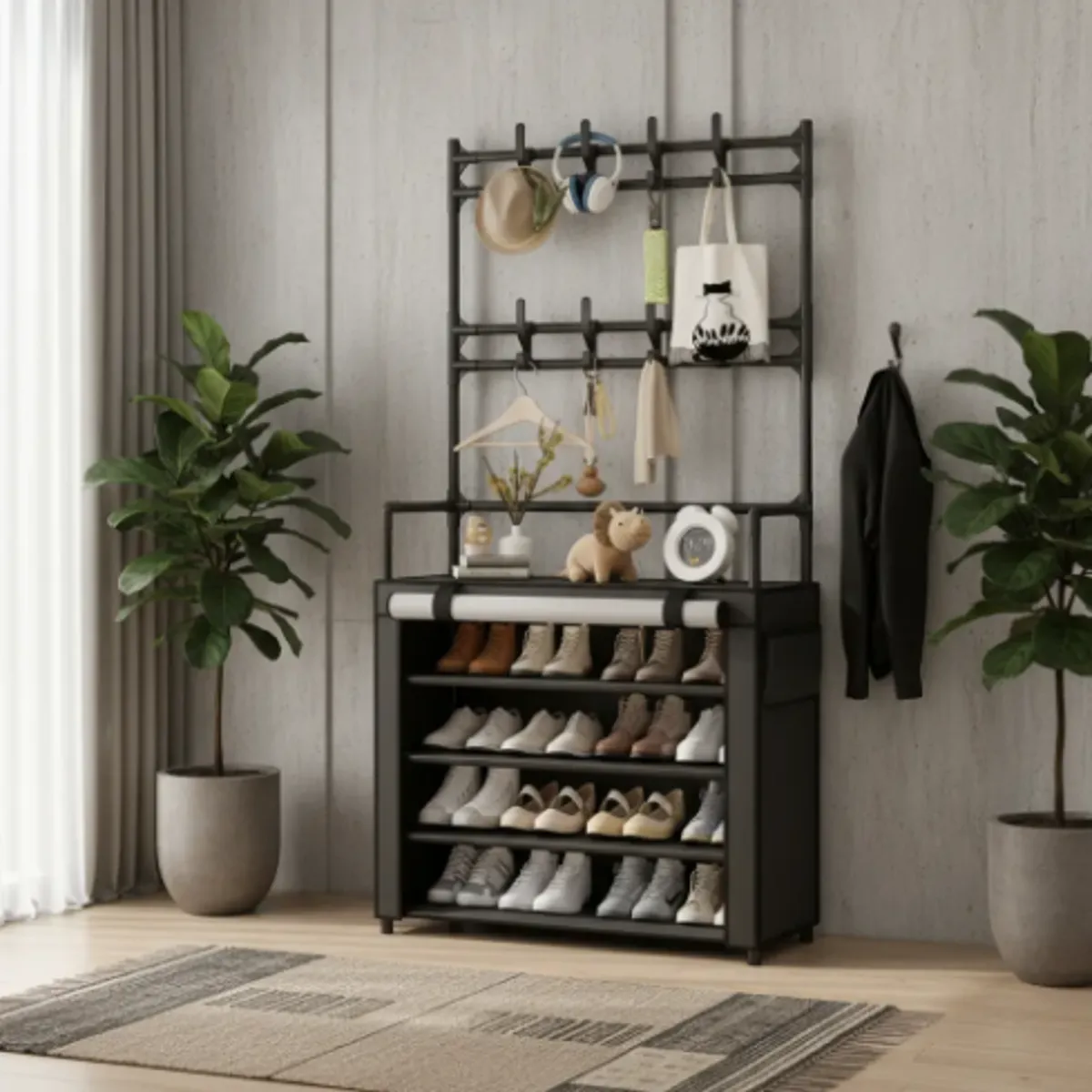 GENERICO - Organizador De Ropa Zapatos Perchero Colgador 5 Niveles