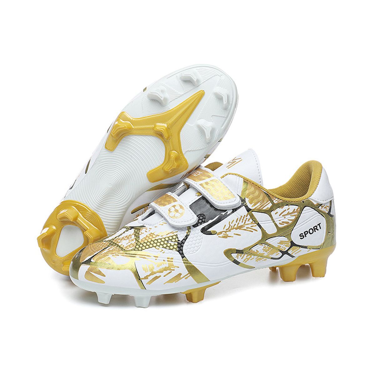 DANWEILE - Zapatos de futbol nio FG zapatillas de futbol