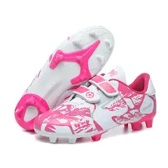 DANWEILE - Zapatos de futbol nio FG zapatillas de futbol Rosa