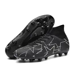 DANWEILE - Zapatillas de Fútbol Unisexo TF zapatos Unisexo Negro