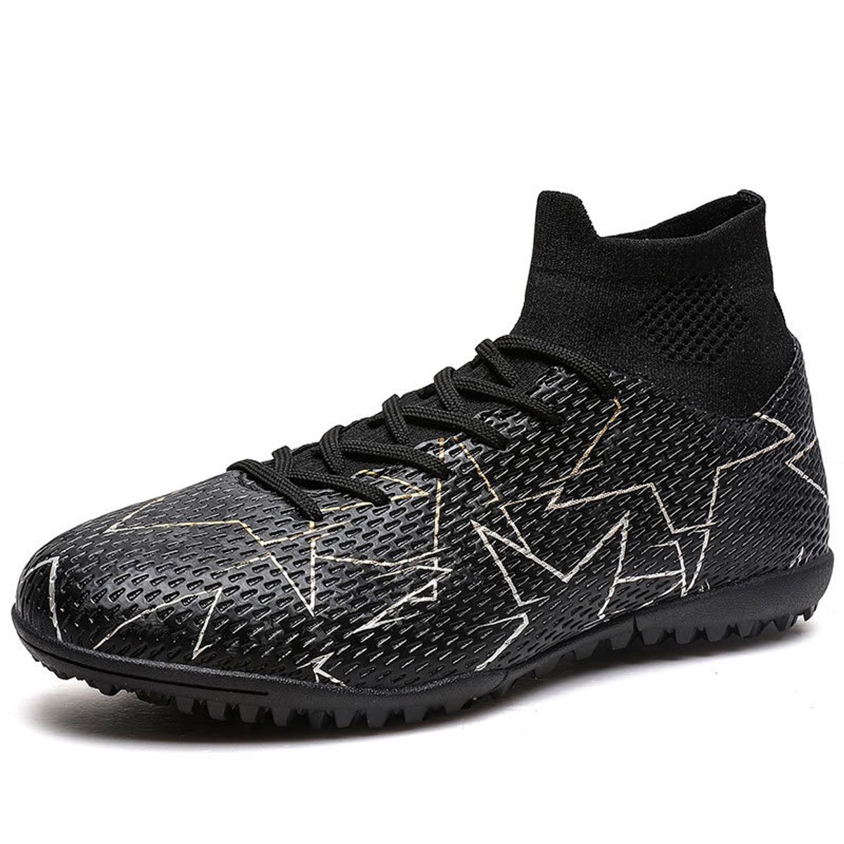 DANWEILE - Zapatillas de Fútbol Unisexo TF zapatos Unisexo Blanco
