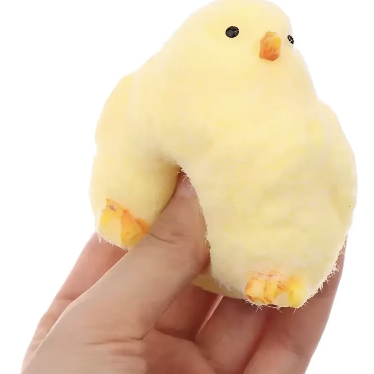 GENERICO - Set 3 Squishy Pollito Antiestrés Ultra Suave 7 cm