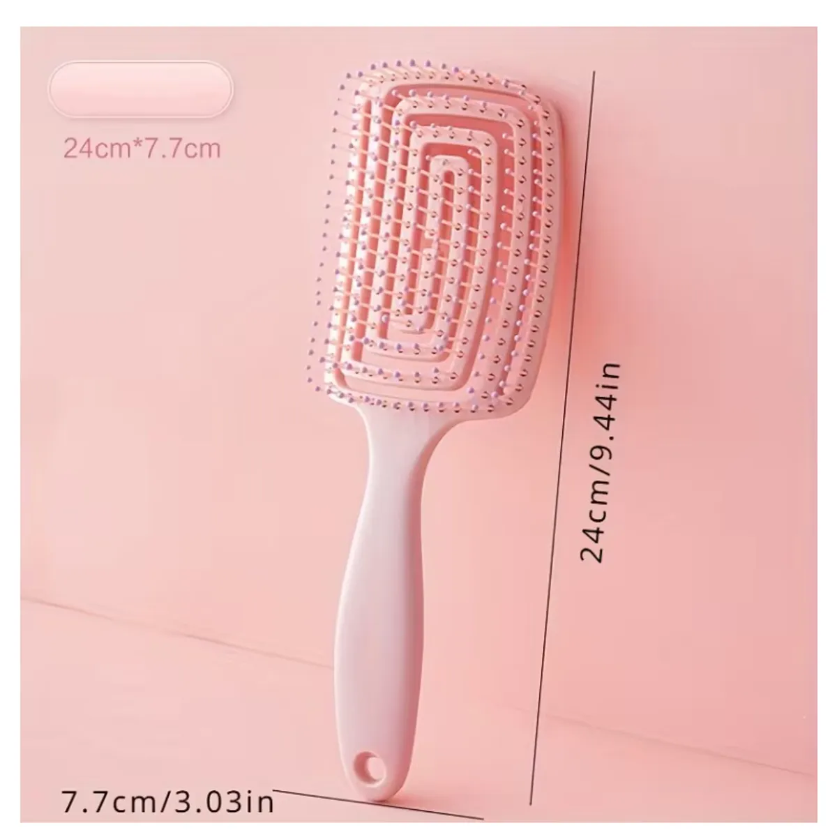 GENERICO - Pack De 3 Cepillos Desenredantes Anti Frizz Para El Cabello