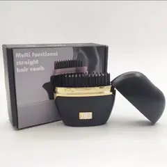 GENERICO - Peine Alisador Inalámbrico Portátil - Cerámica, Pantalla LCD, Carga USB