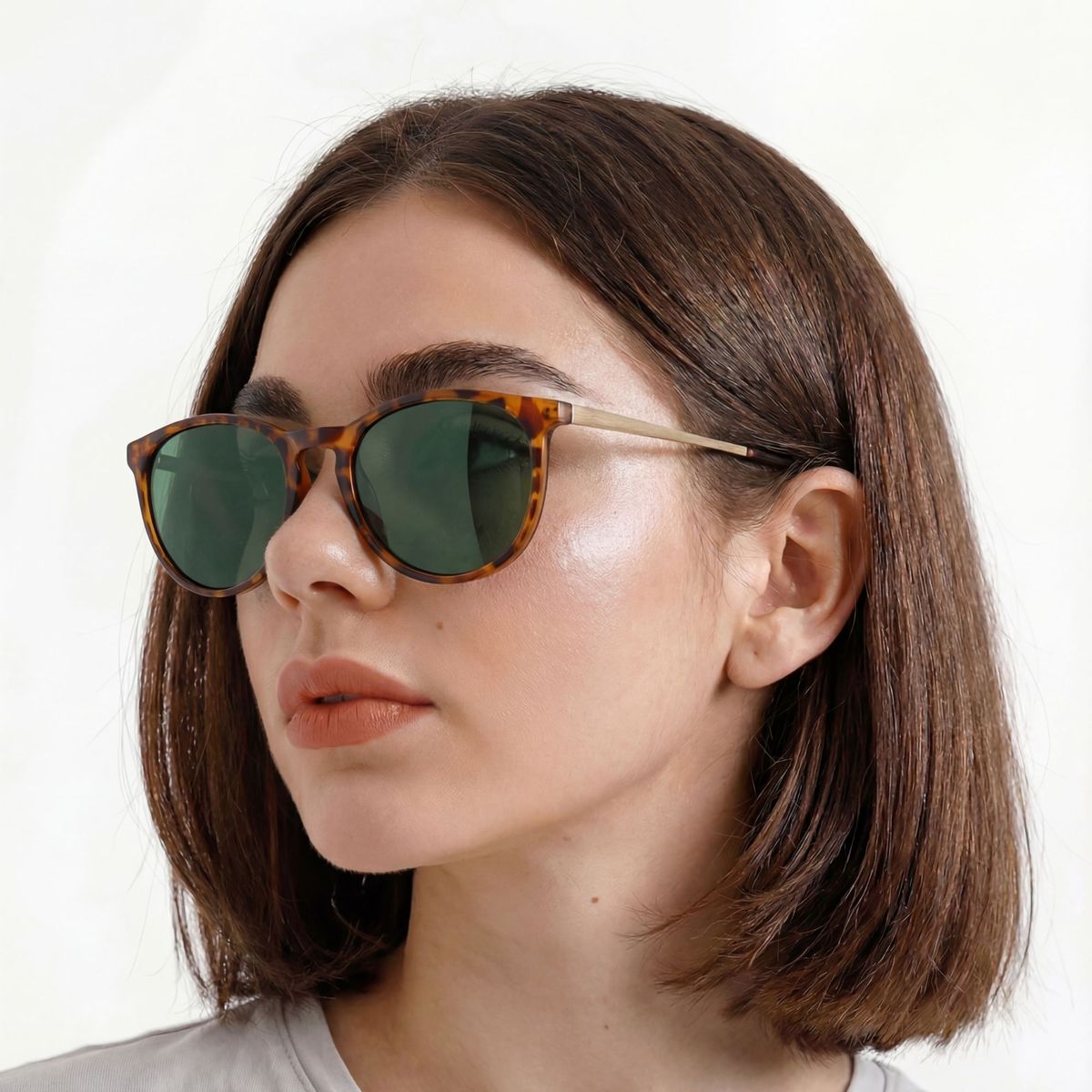NOVY - Lentes Gafas De Sol Retro Ovaladas Polarizadas Hombre Mujer