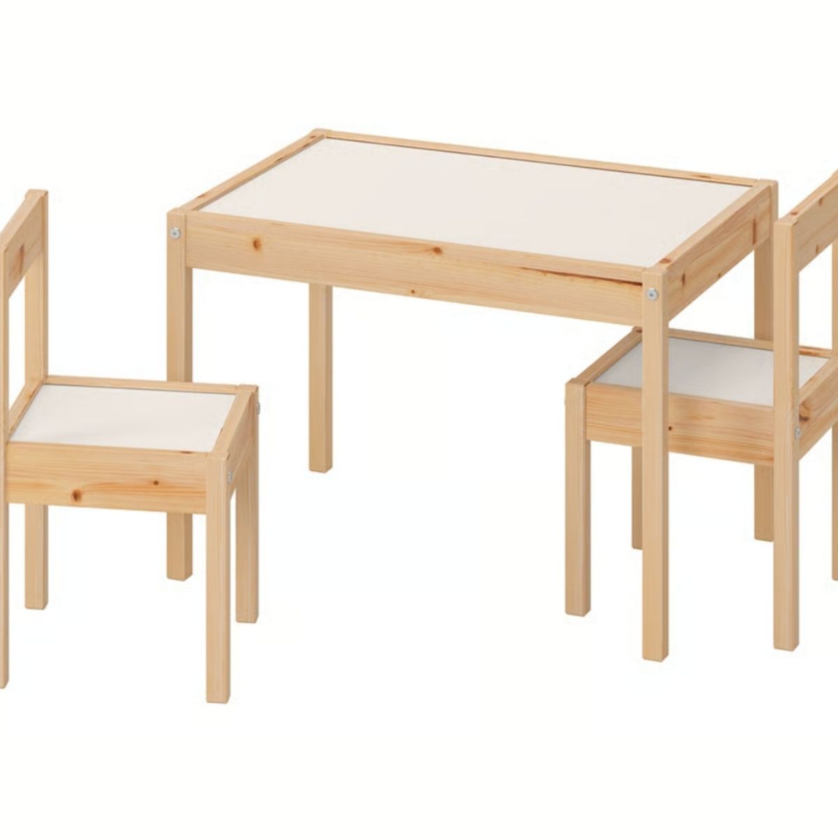 Mesa Infantil Pino/Fibras + 2 Sillas, marca ARTIHOGAR - Foto Principal